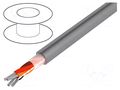 Wire; Pro-Tekt; 4x24AWG; unshielded; 300V; 50m; Cu; stranded; 164ft ALPHA WIRE B953041-GE321