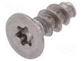 Screw; for plastic; 3x8; Head: countersunk; Torx®; TX08; BN 2043 BOSSARD B3X8/BN2043