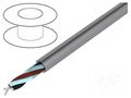 Wire; Pro-Tekt; 2x28AWG; unshielded; 300V; 50m; Cu; stranded; 164ft ALPHA WIRE B951021-GE321