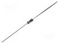 Resistor: metal film; THT; 2.2Ω; 0.6W; ±1%; Ø0.55x28mm; Ø2.4x6.3mm YAGEO MF0207FTE-2R2