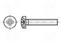 Screw; M2x8; 0.4; Head: cheese head; Phillips; A2 stainless steel KRAFTBERG M2X8/D7985-A2