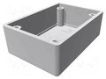 Enclosure: shielding; X: 56mm; Y: 81mm; Z: 40mm; ABS,stainless steel HAMMOND HM-1594RFIBBK