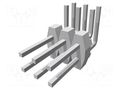 Connector: pin strips; pin header; male; PIN: 6; C-Grid III; 3A; THT MOLEX MX-90122-0763