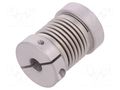 Coupling; Ø1: 6mm; Ø2: 6mm; aluminium,stainless steel; -30÷120°C SICK KUP-0606-B