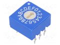 Encoding switch; HEX/BCD; Pos: 16; THT; Rcont max: 100mΩ; 4.9Ncm ECE ERD116RSZ