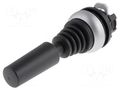 Switch: joystick; 22mm; Stabl.pos: 1; black; none; IP66; RMQ-Titan EATON ELECTRIC M22-WJ4-2P