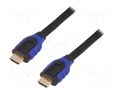 Cable; HDMI plug,both sides; 15m; black; HDMI 2.0 LOGILINK CH0067