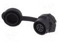 Connector: circular; socket; size 12; 02; female; PIN: 3; 125V; 5A LUTRONIC 0270-03