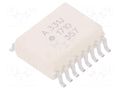 Optocoupler; SMD; Ch: 1; OUT: IGBT driver; 5kV; SO16; 60kV/μs BROADCOM (AVAGO) ACPL-331J-000E