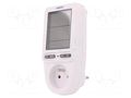 Controller; IP20; 16A; 0÷50°C; 150÷276VAC 45÷65Hz; Display: LCD ORNO OR-WAT-435