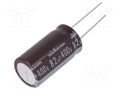 Capacitor: electrolytic; THT; 82uF; 400VDC; Ø16x31.5mm; ±20%; 5000h NICHICON UPT2G820MHD
