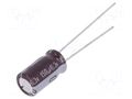 Capacitor: electrolytic; low ESR; THT; 150uF; 6.3VDC; Ø6.3x11mm NICHICON UPM0J151MED