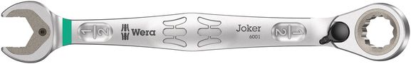 6001 Joker Switch Ratcheting combination wrench, with switch lever, imperial, 1/2"x171, Wera 05020078001