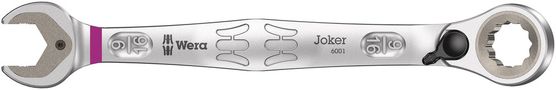 6001 Joker Switch Ratcheting combination wrench, with switch lever, imperial, 9/16"x187, Wera 05020079001
