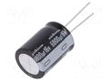 Capacitor: electrolytic; THT; 6800uF; 16VDC; Ø18x25mm; Pitch: 7.5mm NICHICON URZ1C682MHD