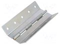 Hinge; Width: 103.6mm; zinc-plated steel; natural; H: 145mm RST ROZTOCZE 3.ST124.002