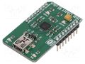 Click board; prototype board; Comp: CP2102N; adapter; 3.3VDC,5VDC MIKROE MIKROE-3063