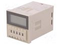 Timer; 0,1s÷9990h; SPDT; 250VAC/3A; Usup: 24÷240VAC; 12÷240VDC OMRON H3CA-A-306