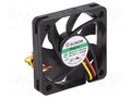 Fan: DC; axial; 12VDC; 50x50x10mm; 23.32m3/h; 30.7dBA; Vapo; 5800rpm SUNON MF50101V1-G99-A