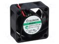 Fan: DC; axial; 12VDC; 40x40x20mm; 8.5m3/h; 12.3dBA; Vapo; 2.54mmH2O SUNON HA40201V4-A99-A
