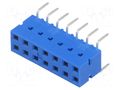 Connector: PCB to PCB; socket; female; PIN: 14; Dubox®; 2A; straight AMPHENOL COMMUNICATIONS SOLUTIONS 71991-807LF