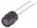 Inductor: wire; THT; 1mH; 250mA; ±10%; Ø6.5x8.5mm; vertical FERROCORE COIL0507-1