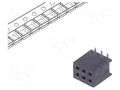 Connector: pin strips; socket; Minitek127®; female; PIN: 6; 1.27mm AMPHENOL COMMUNICATIONS SOLUTIONS 20021321-00006C4LF