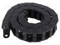 Cable chain; E14; Bend.rad: 100mm; L: 1006mm; Int.height: 19mm IGUS E14.3.100.0