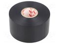 Tape: electrical insulating; W: 50mm; L: 33m; Thk: 0.18mm; black SCAPA SCAPA-2705-50B