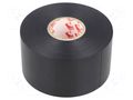 Tape: electrical insulating; W: 50mm; L: 33m; Thk: 0.18mm; black SCAPA SCAPA-2705-50B