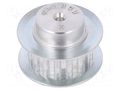 Belt pulley; T5; W: 10mm; whell width: 21mm; Ø: 24.6mm; aluminium OPTIBELT 21-T5-16-200ZA