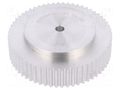 Belt pulley; T5; W: 16mm; whell width: 27mm; Ø: 94.65mm; aluminium OPTIBELT 27-T5-60-000ZA