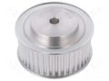 Belt pulley; T5; W: 25mm; whell width: 36mm; Ø: 62.85mm; aluminium OPTIBELT 36-T5-40-200ZA
