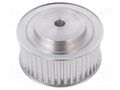 Belt pulley; T5; W: 25mm; whell width: 36mm; Ø: 62.85mm; aluminium OPTIBELT 36-T5-40-200ZA