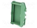 Enclosure: enclosure base; Y: 108mm; X: 40mm; Z: 28.7mm; green DEGSON ELECTRONICS DM108-40-14-100AH