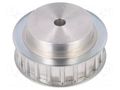 Belt pulley; AT10; W: 16mm; whell width: 31mm; Ø: 61.8mm; aluminium OPTIBELT 31-AT10-20-200ZA