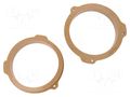 Spacer ring; MDF; 165mm; Suzuki; impregnated,varnished; 2pcs. 4CARMEDIA MDF-D.52