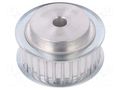 Belt pulley; AT5; W: 16mm; whell width: 27mm; Ø: 33.85mm; aluminium OPTIBELT 27-AT5-22-200ZA