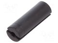 Spacer sleeve; LED; ØLED: 5mm; L: 17mm; black; UL94V-2 OPTOSUPPLY OSB603P-17