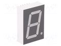 Display: LED; 7-segment; 25.4mm; 1"; No.char: 1; red; 30÷60mcd; anode FORYARD FYS-10012BUHR-21
