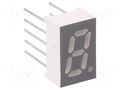 Display: LED; 7-segment; 8mm; 3.2"; No.char: 1; red; 30÷60mcd; anode FORYARD FYS-3211BUHR-21