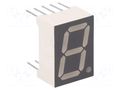Display: LED; 7-segment; 14.2mm; 0.56"; No.char: 1; red; 30÷60mcd FORYARD FYS-5613AUHR-21