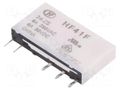 Relay: electromagnetic; SPDT; Ucoil: 24VDC; 6A; 6A/250VAC; 6A/30VDC HONGFA RELAY HF41F/24-ZS