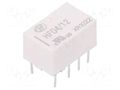 Relay: electromagnetic; DPDT; Ucoil: 12VDC; 2A; 0.5A/125VAC; PCB HONGFA RELAY HFD4/12