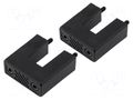 Handle for 1U front panel; 180; holder x2,hole plugs,screw x4 RETEX RT-32180211