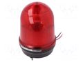 Signaller: lighting; flashing light,continuous light; red; Q125L QLIGHT Q125L-12/24-R
