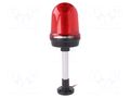 Signaller: lighting; flashing light,continuous light; red; Q125L QLIGHT Q125LP-12/24-R-QZ2