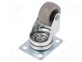 Transport wheel; Ø: 30mm; W: 15mm; H: 50mm; torsional; 15kg COLSON JDPE-0301-1001