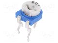 Potentiometer: mounting; single turn,horizontal; 200Ω; 100mW SR PASSIVES RKT6V-200
