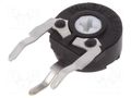 Potentiometer: mounting; single turn,vertical; 500Ω; 100mW; ±20% PIHER PT6LH-500R